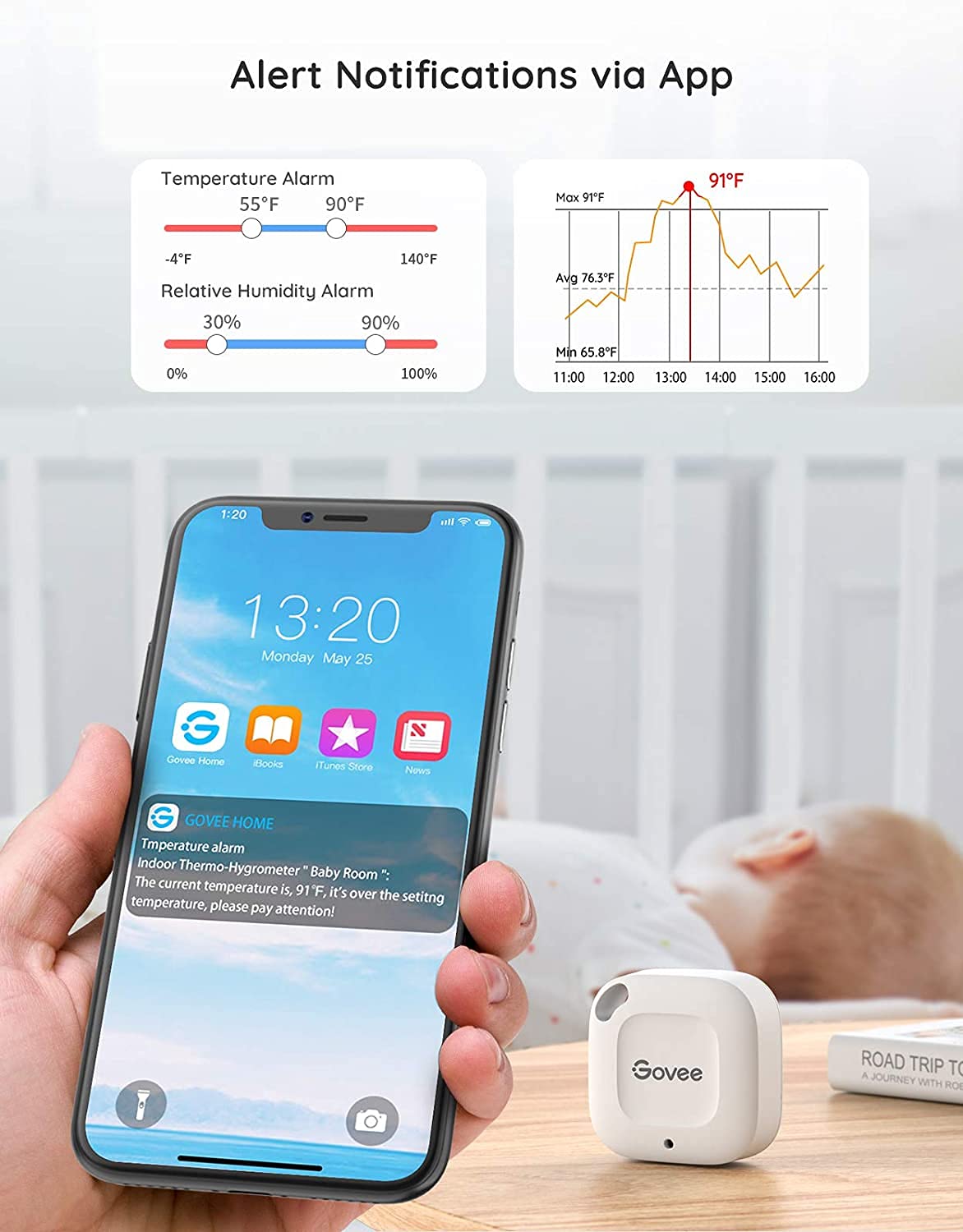 Bluetooth Hygrometer Thermometer Wireless
