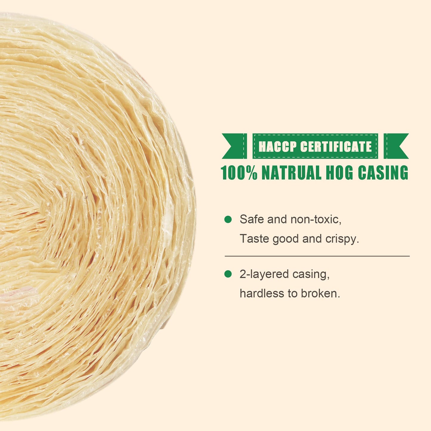 Edible Drying Natural Sausage Casings