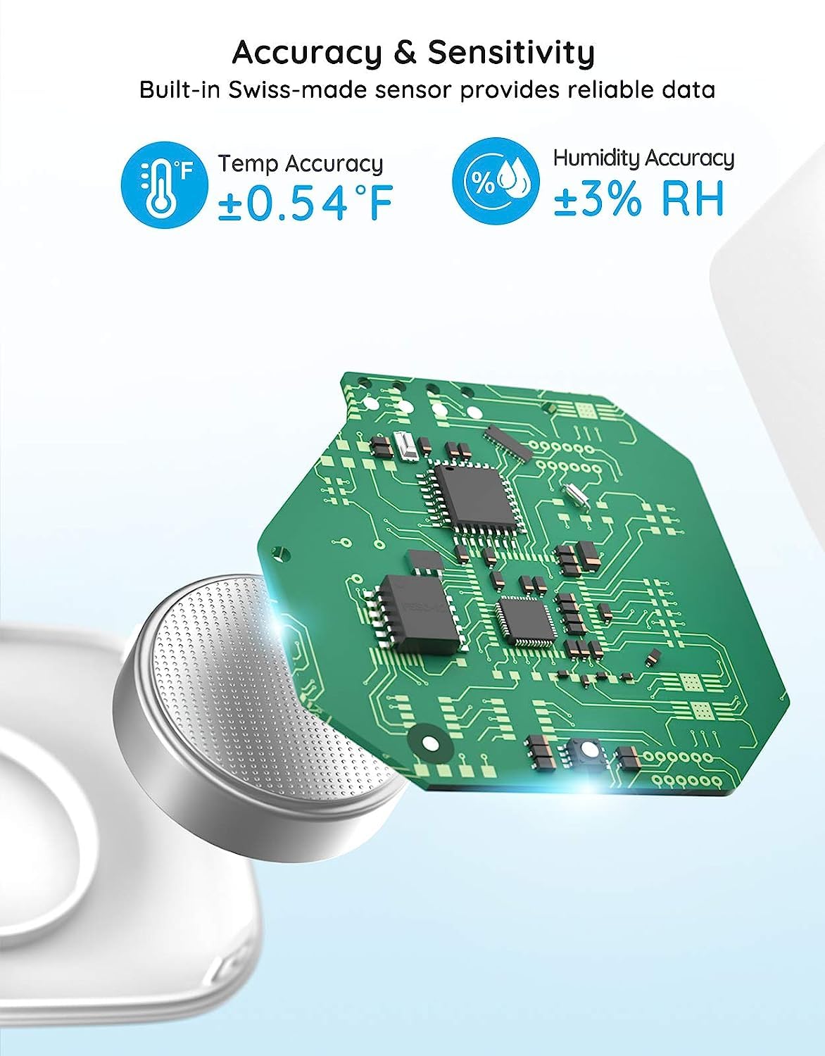 Bluetooth Hygrometer Thermometer Wireless