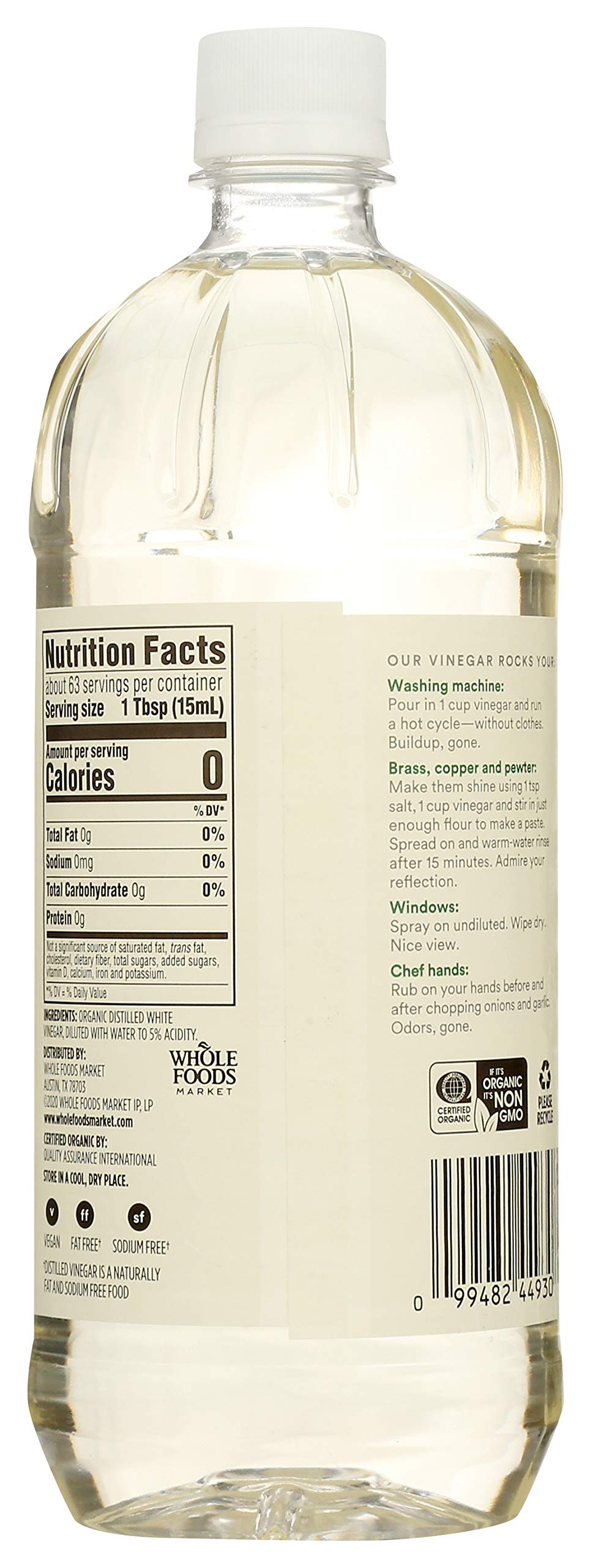 Organic White Distilled Vinegar