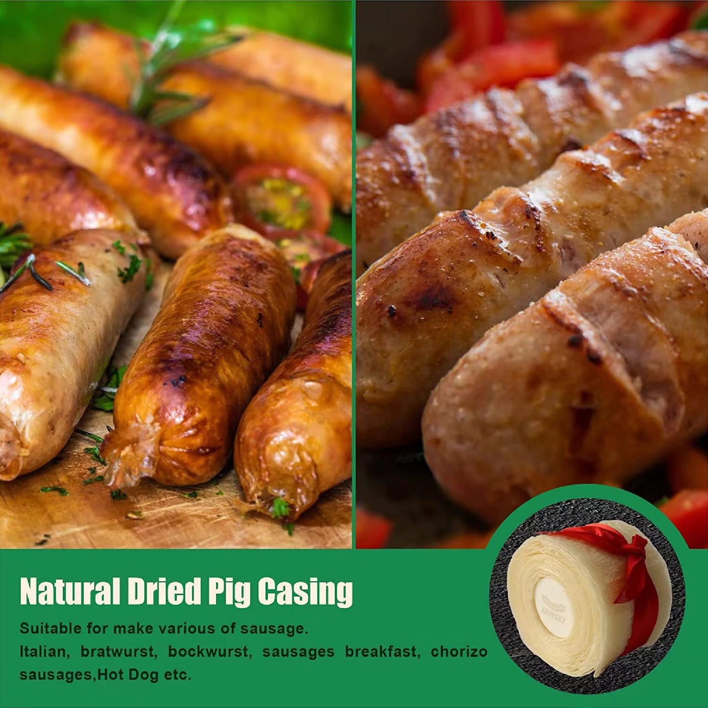 Edible Drying Natural Sausage Casings