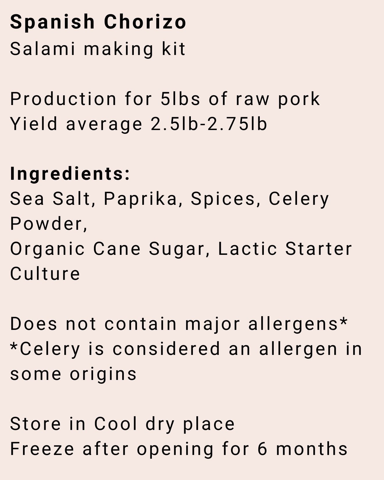 Spanish Chorizo Salchichon kit