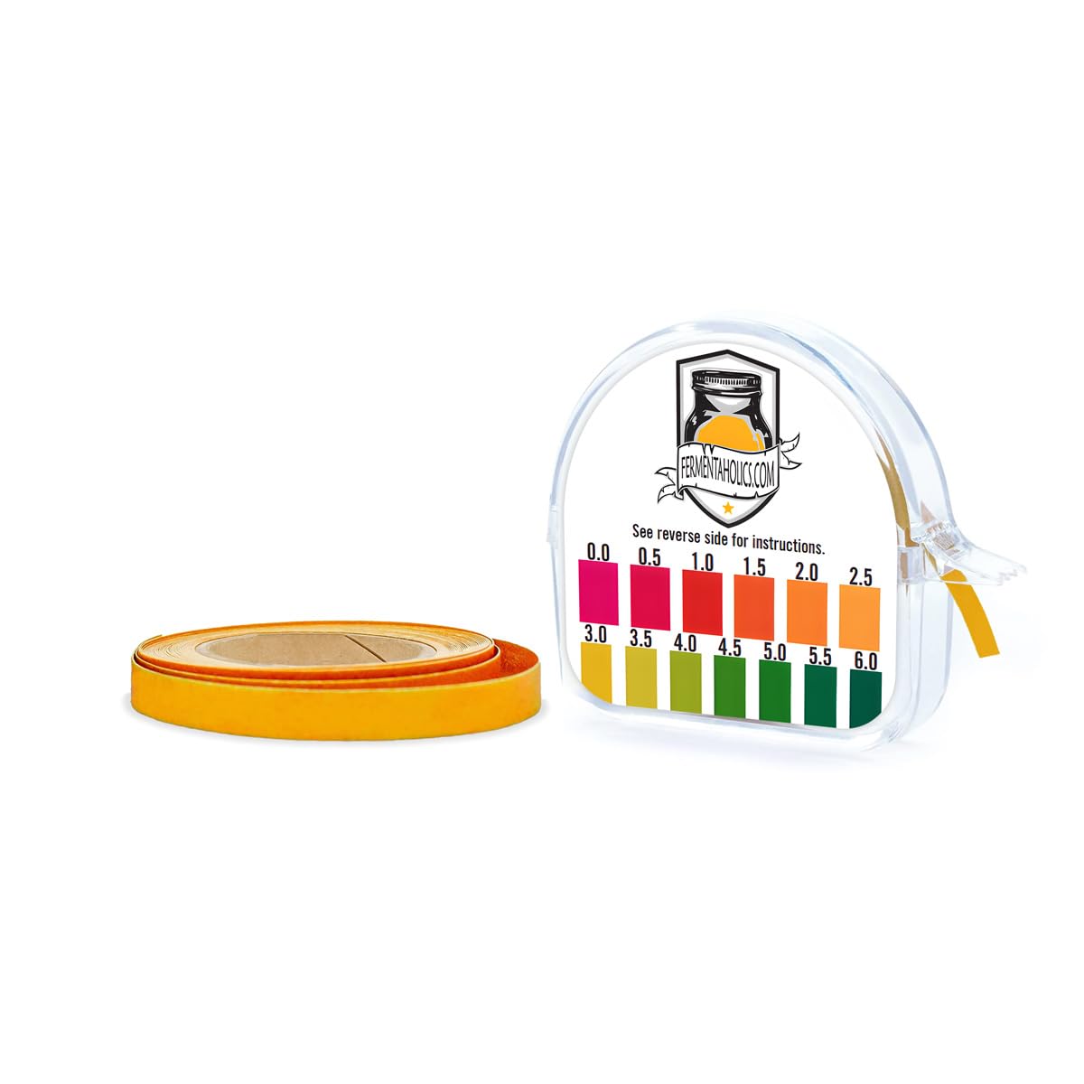 pH Test Strips - pH Range 0-6