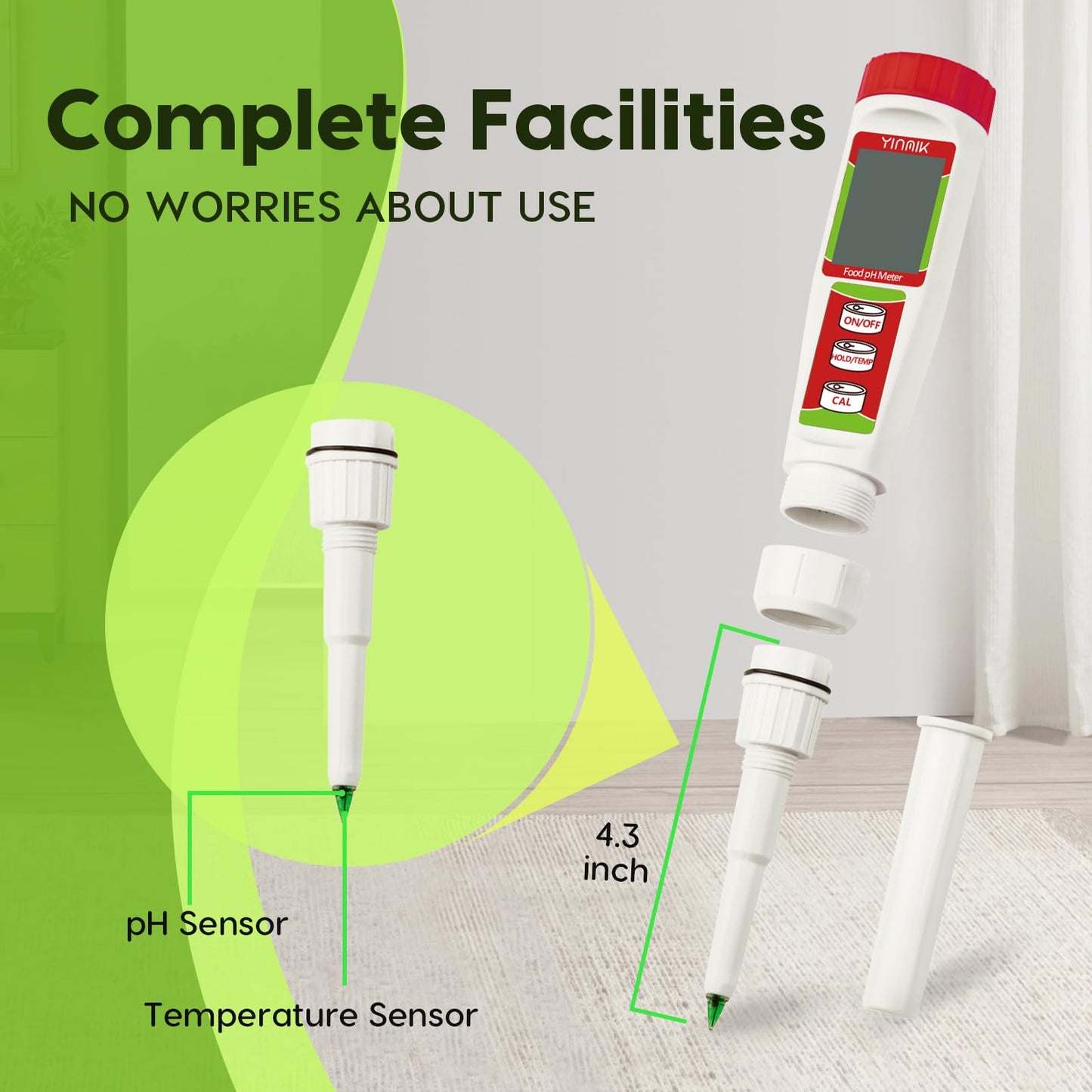 Digital pH Meter for Fermentation